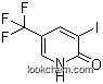 Molecular Structure of 300851-88-1 (3-Iodo-5-(trifluoromethyl)-2(1H)-pyridinone)